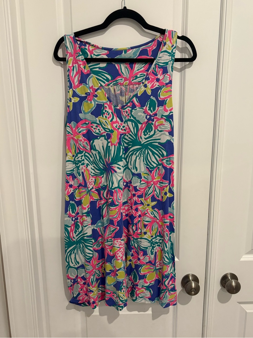 Lilly Pulitzer Blythe swing dress in the Casa Azul multicolor size Large
